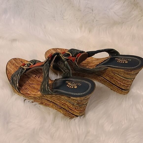 Spring step Genevieve distressed wedges - Picture 4 of 11